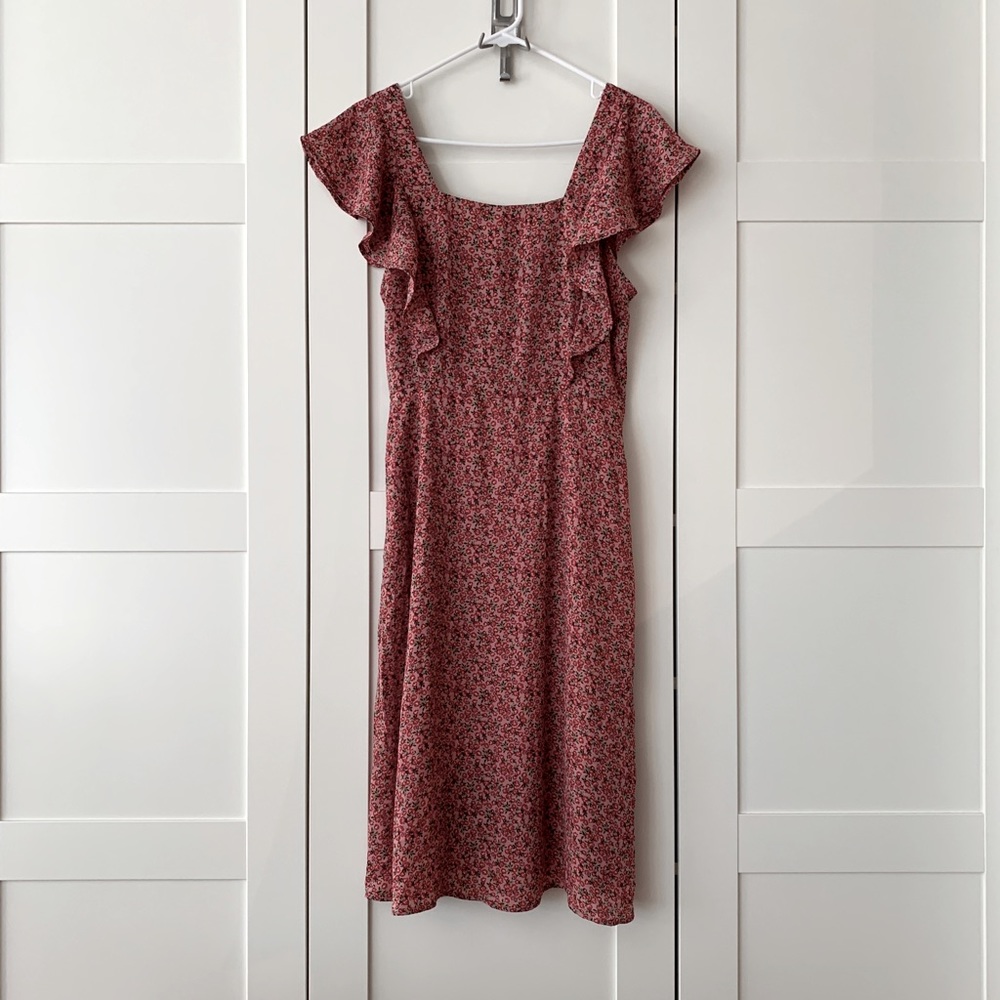 Monteau Floral Midi Dress